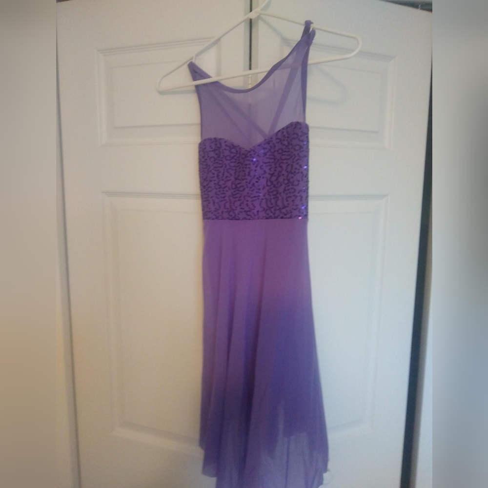 Purple Leotard Dress
